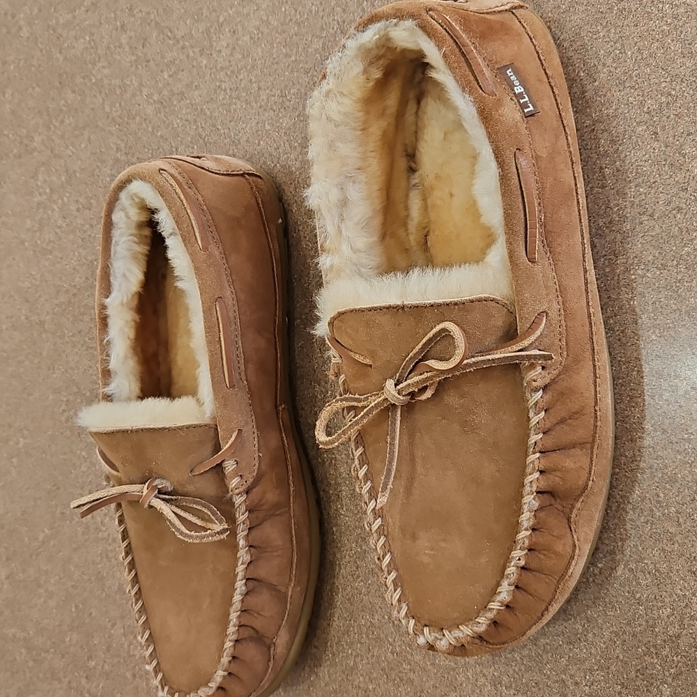 L.L. Bean Men's Brown Suede Slippers!!! - Picture 5 of 15